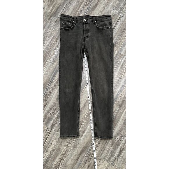 Allsaints Mens Jeans Dean Size 32 x 26 Cropped - Picture 8 of 9